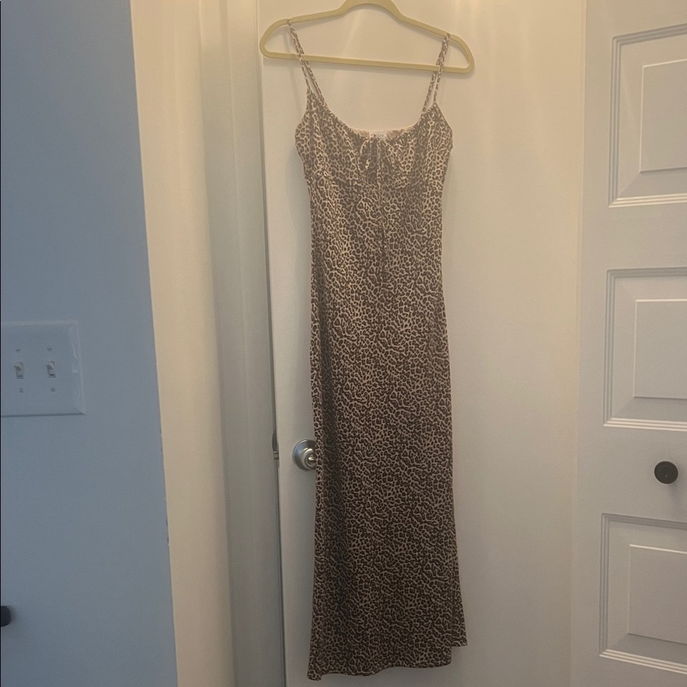Le Lis Animal Print Maxi Dress